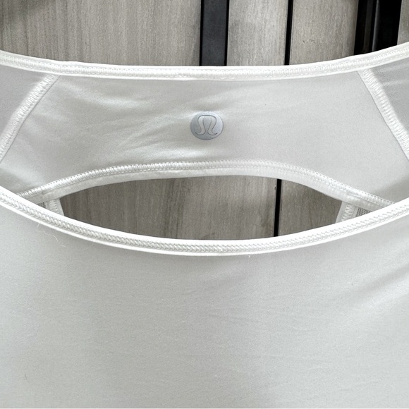 Lululemon If You're Lucky LongSleeve white sheer Top - Picture 3 of 11